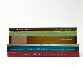 7 books, stacked
